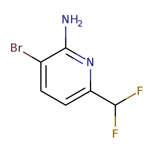 3-Bromo-6-(difluoromethyl)pyridin-2-amine