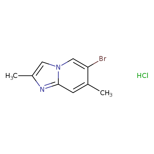6-bromo-2,7-dimethylimidazo[1,2-a]pyridinehydrochloride