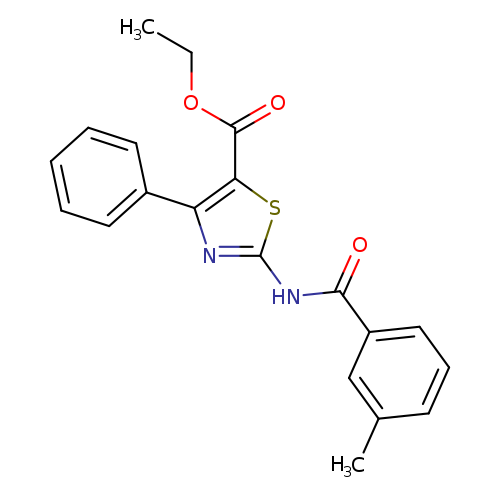 ethyl 2-(3-methylbenzamido)-4-phenyl-1,3-thiazole-5-carboxylate