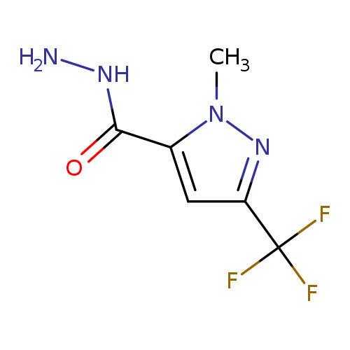 1-Methyl-3-(trifluoromethyl)-1h-pyrazole-5-carbohydrazide