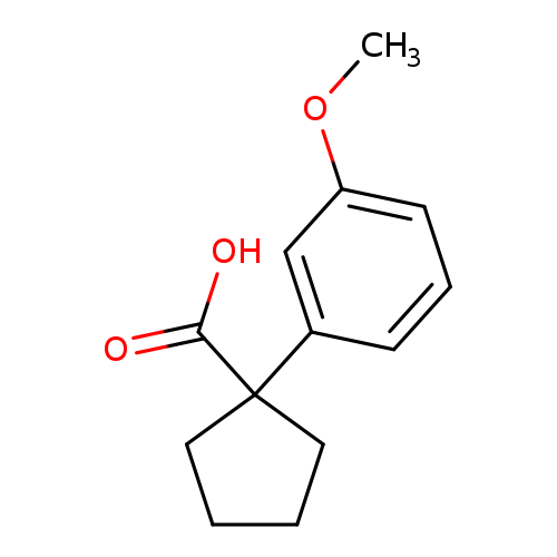1-(3-Methoxyphenyl)cyclopentane-1-carboxylic acid