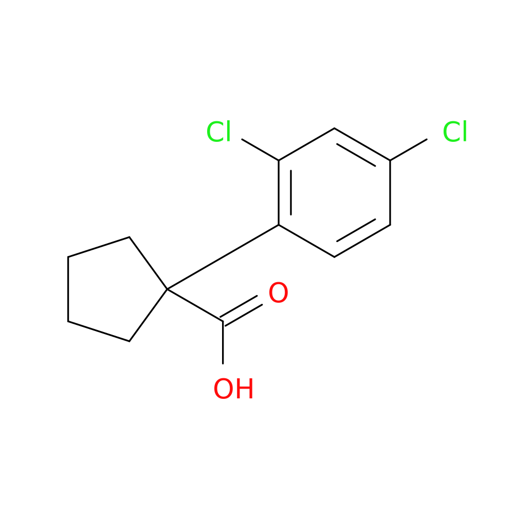 1-(2,4-dichlorophenyl)cyclopentane-1-carboxylic acid