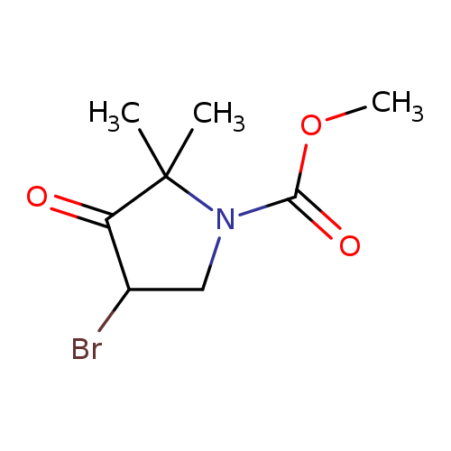 methyl 4-bromo-2,2-dimethyl-3-oxopyrrolidine-1-carboxylate
