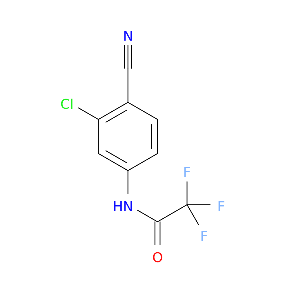 N-(3-chloro-4-cyanophenyl)-2,2,2-trifluoroacetamide