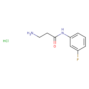 N~1~-(3-fluorophenyl)-beta-alaninamide hydrochloride