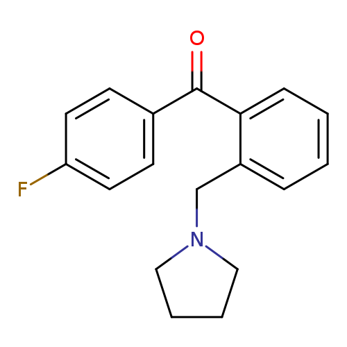 4'-Fluoro-2-pyrrolidinomethyl benzophenone
