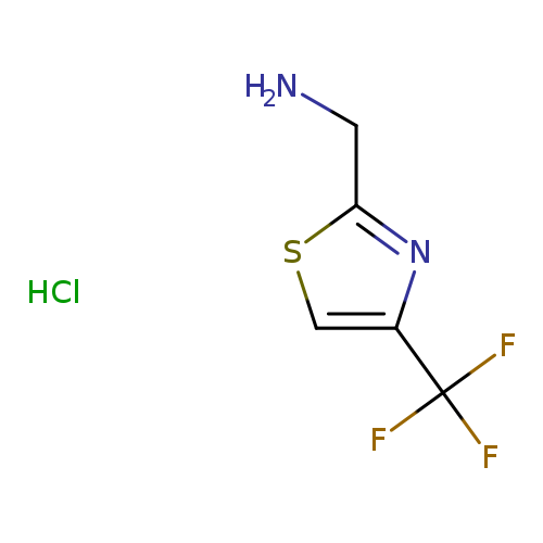 [4-(trifluoromethyl)-1,3-thiazol-2-yl]methanamine hydrochloride