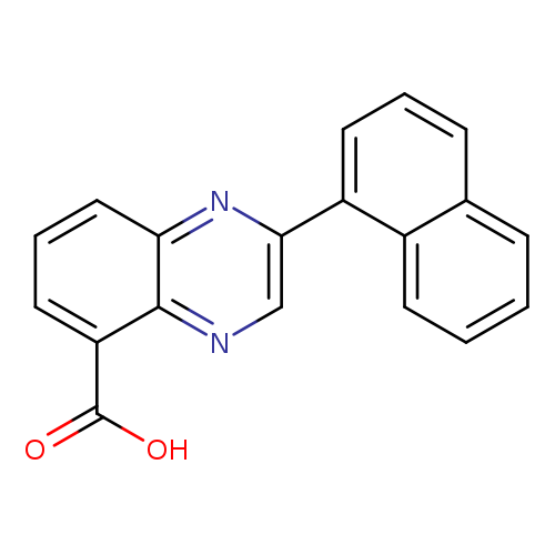 2-(Naphthalen-1-yl)quinoxaline-5-carboxylic acid