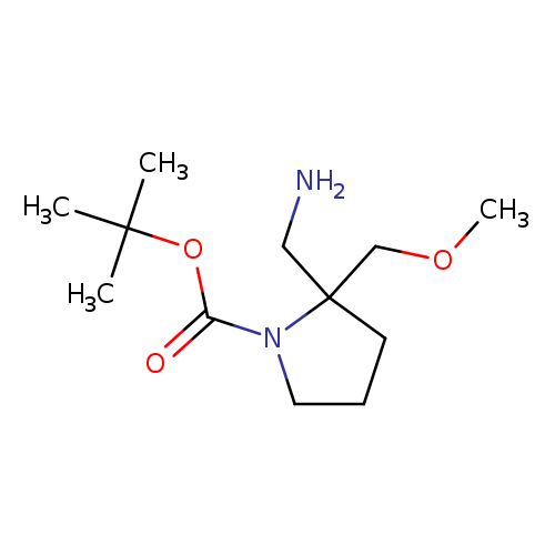 tert-butyl 2-(aminomethyl)-2-(methoxymethyl)pyrrolidine-1-carboxylate