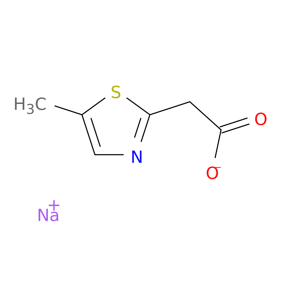 sodium 2-(5-methyl-1,3-thiazol-2-yl)acetate