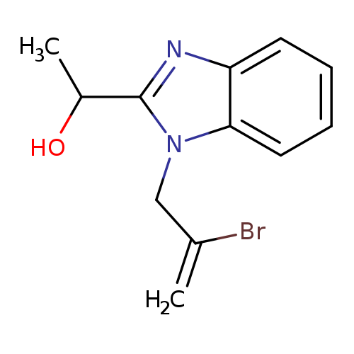 1-[1-(2-bromoprop-2-en-1-yl)-1H-1,3-benzodiazol-2-yl]ethan-1-ol