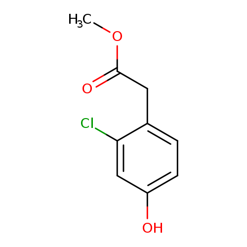 methyl 2-(2-chloro-4-hydroxyphenyl)acetate