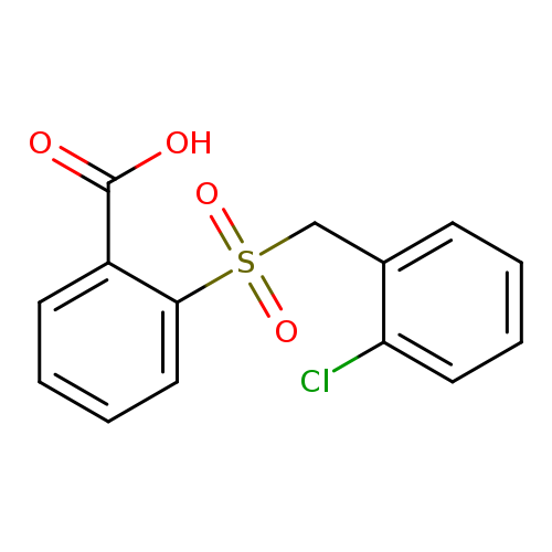 2-[(2-Chlorobenzyl)sulfonyl]benzoic acid