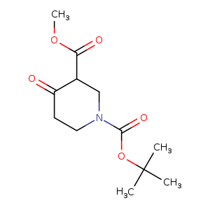 1-tert-Butyl 3-methyl 4-oxopiperidine-1,3-dicarboxylate