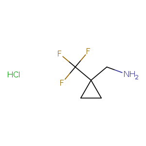 Cyclopropanemethanamine, 1-(trifluoromethyl)-, hydrochloride (1:1)