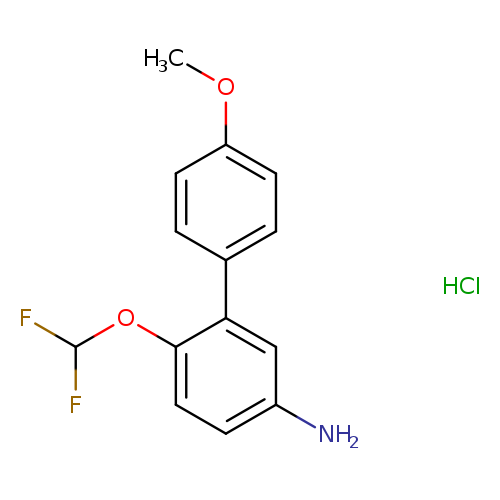 4-(Difluoromethoxy)-3-(4-methoxyphenyl)aniline hydrochloride