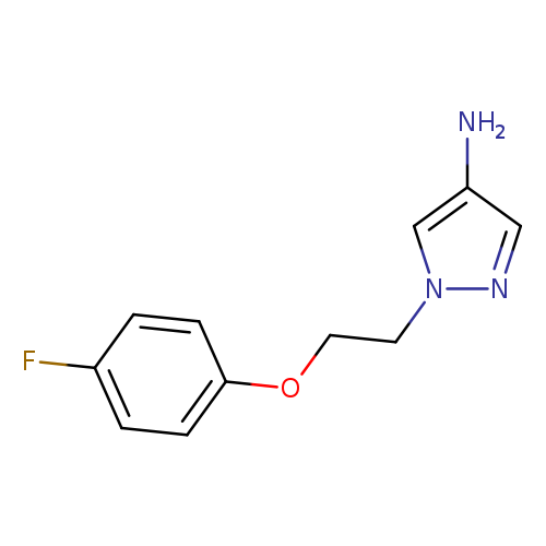 1-[2-(4-fluorophenoxy)ethyl]-1H-pyrazol-4-amine