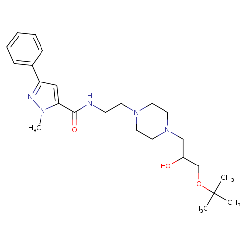 N-(2-{4-[3-(tert-butoxy)-2-hydroxypropyl]piperazin-1-yl}ethyl)-1-methyl-3-phenyl-1H-pyrazole-5-carboxamide