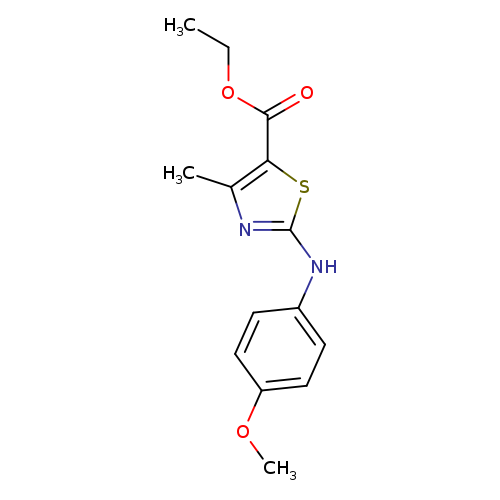 Ethyl 2-((4-methoxyphenyl)amino)-4-methylthiazole-5-carboxylate