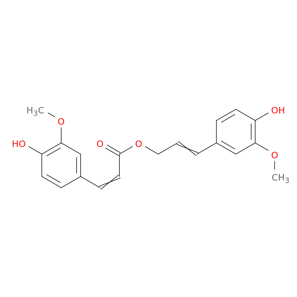 3-(4-Hydroxy-3-methoxyphenyl)allyl 3-(4-hydroxy-3-methoxyphenyl)acrylate