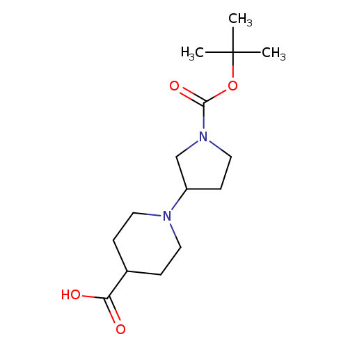 1-[1-(tert-Butoxycarbonyl)pyrrolidin-3-yl]piperidine-4-carboxylic acid