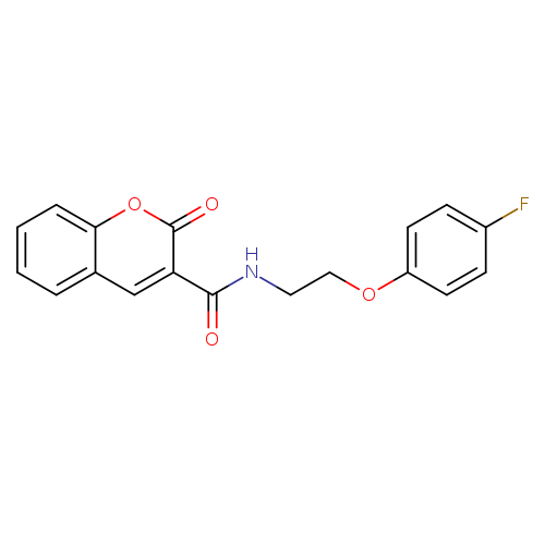 N-[2-(4-fluorophenoxy)ethyl]-2-oxo-2H-chromene-3-carboxamide