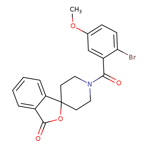 1'-(2-bromo-5-methoxybenzoyl)-3H-spiro[2-benzofuran-1,4'-piperidine]-3-one