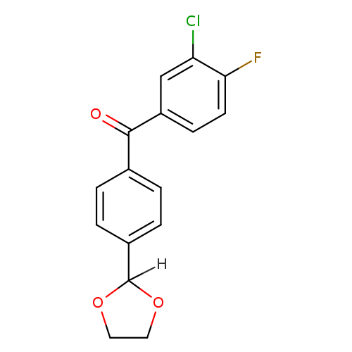 3-Chloro-4'-(1,3-dioxolan-2-yl)-4-fluorobenzophenone