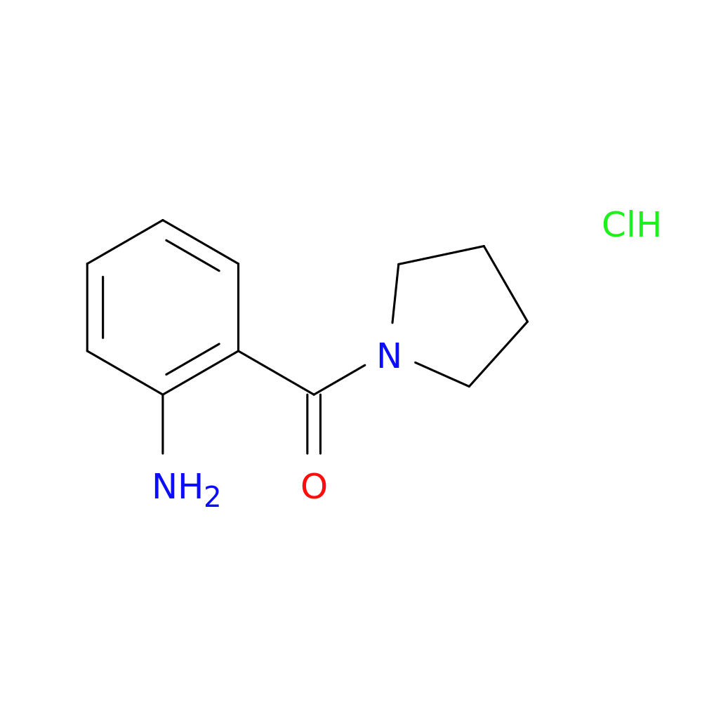 [2-(1-pyrrolidinylcarbonyl)phenyl]amine hydrochloride