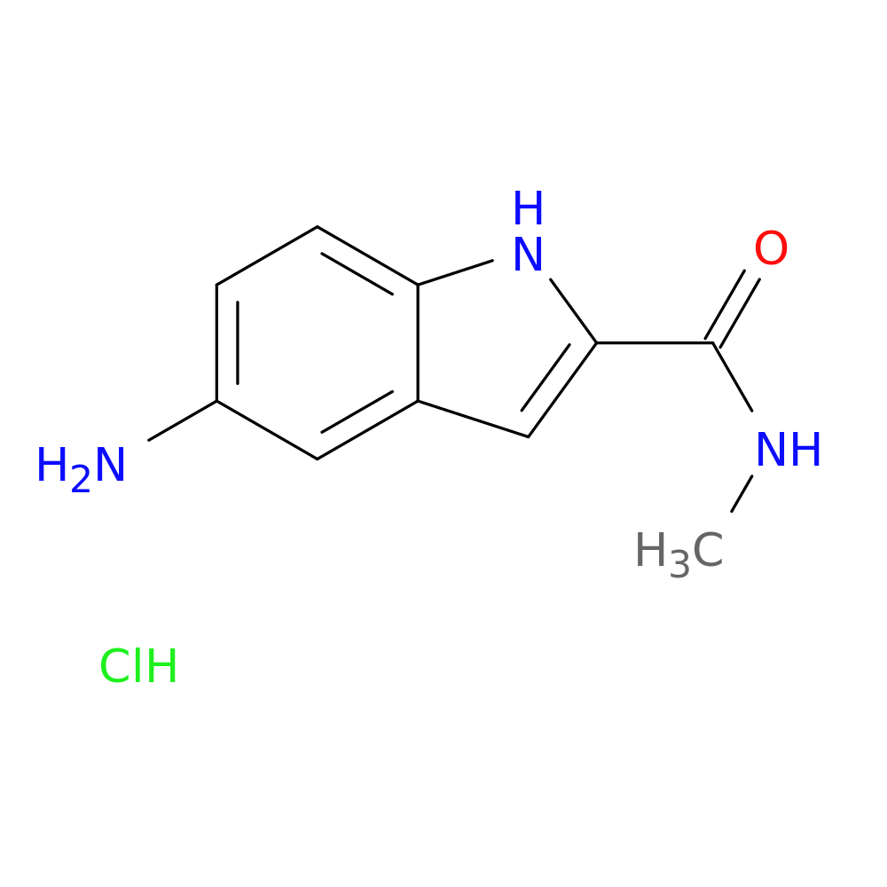 5-amino-N-methyl-1H-indole-2-carboxamide hydrochloride