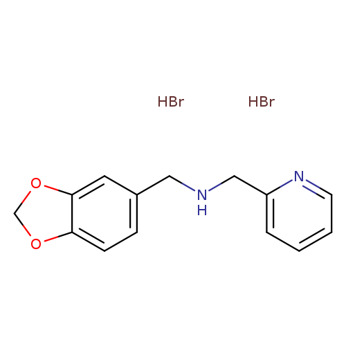 (1,3-Benzodioxol-5-ylmethyl)(2-pyridinylmethyl)amine dihydrobromide