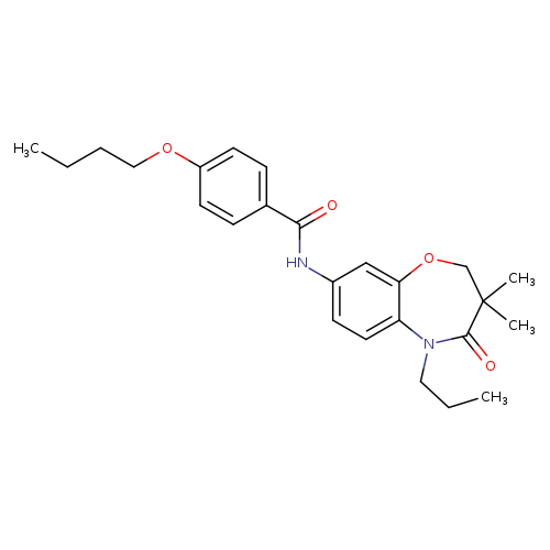 4-butoxy-N-(3,3-dimethyl-4-oxo-5-propyl-2,3,4,5-tetrahydro-1,5-benzoxazepin-8-yl)benzamide