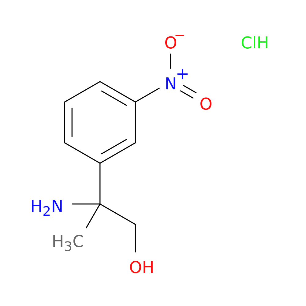 2-amino-2-(3-nitrophenyl)propan-1-ol hydrochloride
