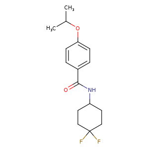 N-(4,4-difluorocyclohexyl)-4-(propan-2-yloxy)benzamide