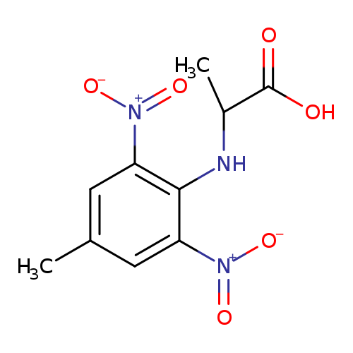 2-[(4-methyl-2,6-dinitrophenyl)amino]propanoic acid