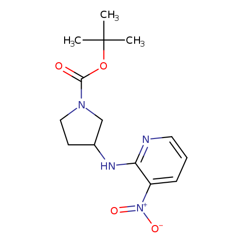 tert-butyl 3-[(3-nitropyridin-2-yl)amino]pyrrolidine-1-carboxylate