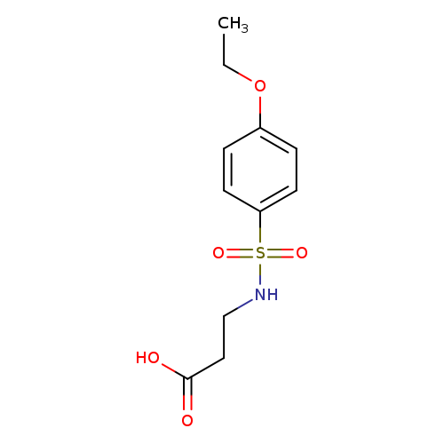 3-(4-ethoxybenzenesulfonamido)propanoic acid