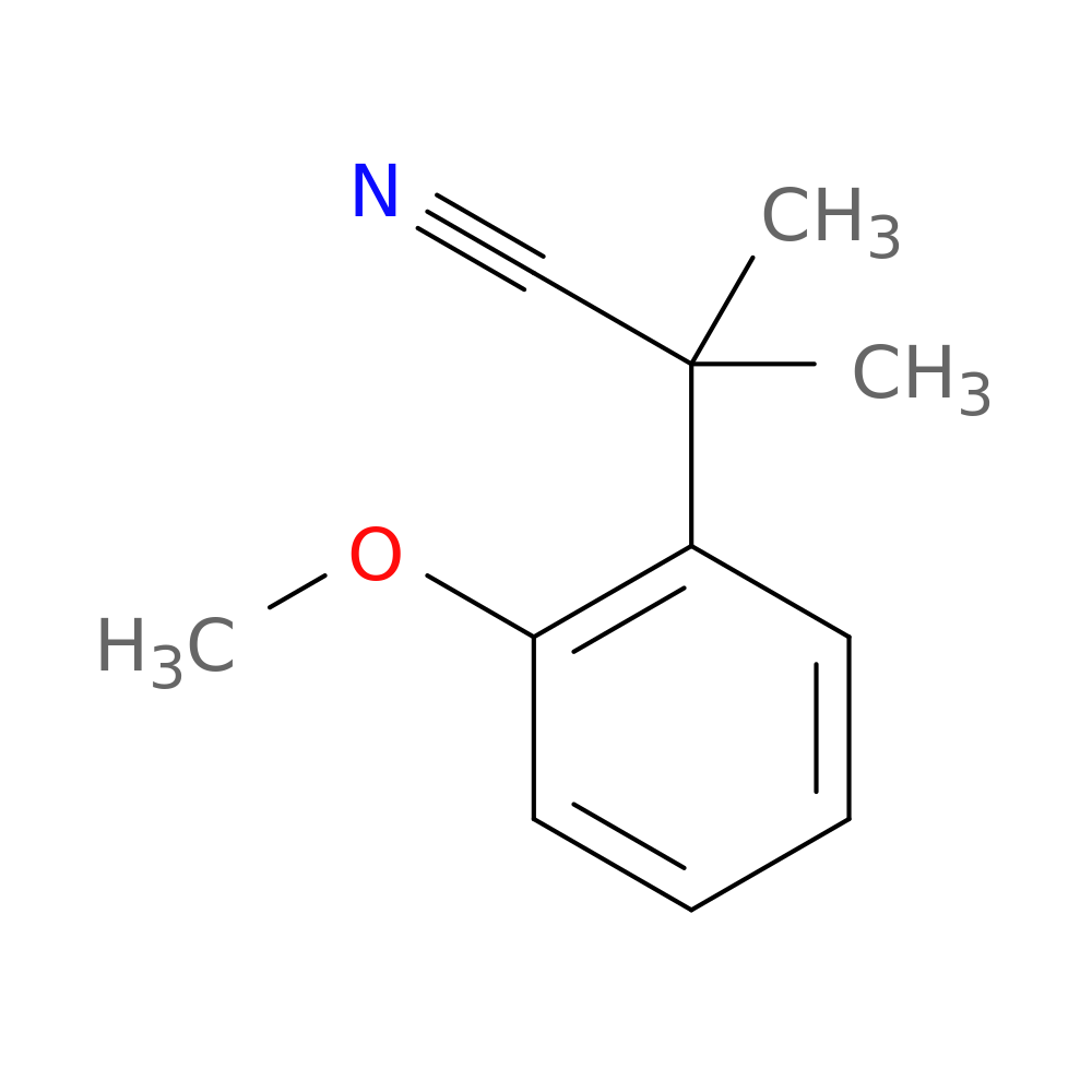 2-(2-Methoxyphenyl)-2-Methylpropanenitrile