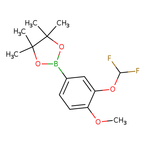 2-[3-(difluoromethoxy)-4-methoxyphenyl]-4,4,5,5-tetramethyl-1,3,2-dioxaborolane