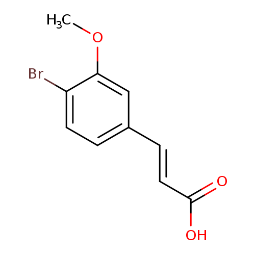 2-Propenoic acid, 3-(4-bromo-3-methoxyphenyl)-, (2E)-