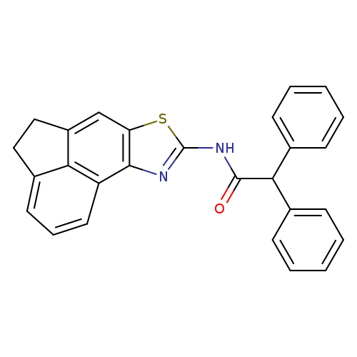 2,2-diphenyl-N-{5-thia-3-azatetracyclo[6.6.1.0^{2,6}.0^{11,15}]pentadeca-1(15),2(6),3,7,11,13-hexaen-4-yl}acetamide
