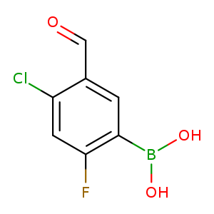 (4-Chloro-2-fluoro-5-formylphenyl)boronicacid