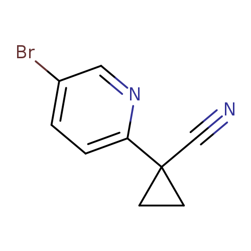 1-(5-Bromopyridin-2-yl)cyclopropanecarbonitrile