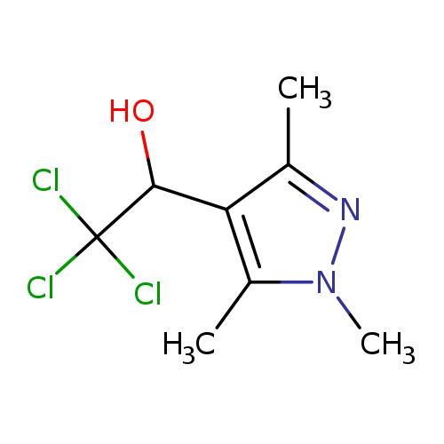 2,2,2-Trichloro-1-(1,3,5-trimethyl-1h-pyrazol-4-yl)ethanol