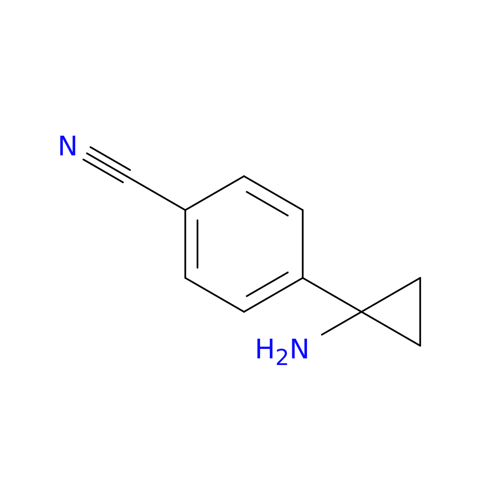 4-(1-Aminocyclopropyl)benzonitrile