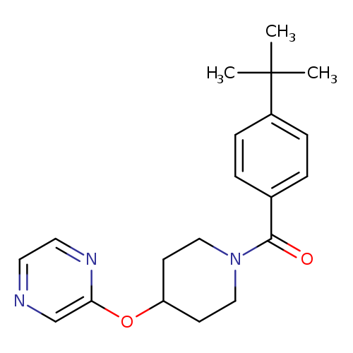 2-{[1-(4-tert-butylbenzoyl)piperidin-4-yl]oxy}pyrazine