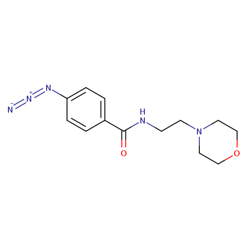 4-Azido-N-(2-morpholin-4-ylethyl)benzamide