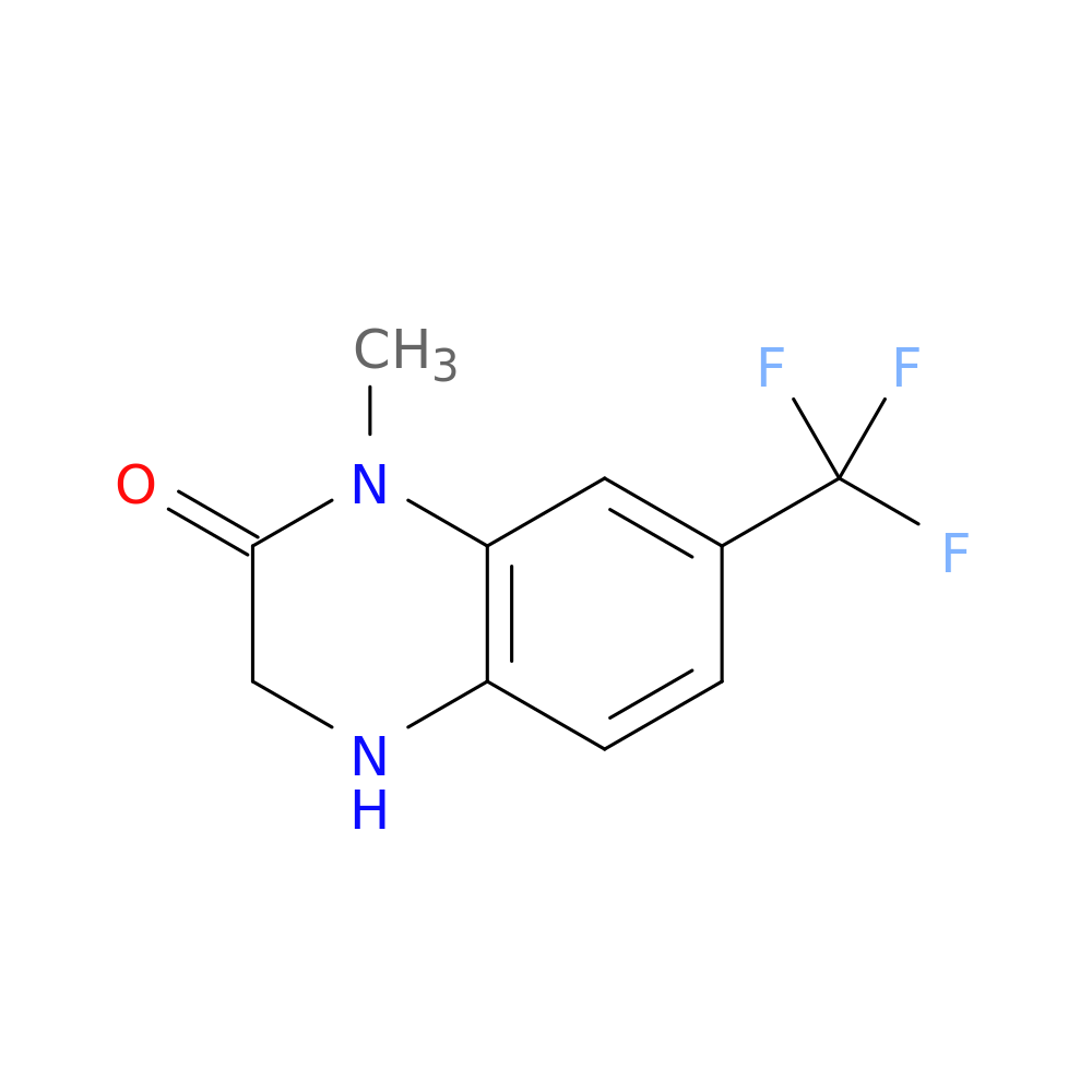 1-methyl-7-(trifluoromethyl)-1,2,3,4-tetrahydroquinoxalin-2-one
