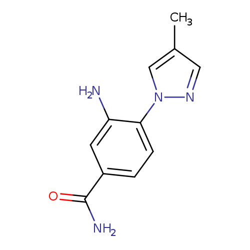 3-Amino-4-(4-methyl-1h-pyrazol-1-yl)benzamide