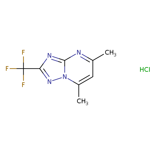 5,7-dimethyl-2-(trifluoromethyl)-[1,2,4]triazolo[1,5-a]pyrimidine hydrochloride